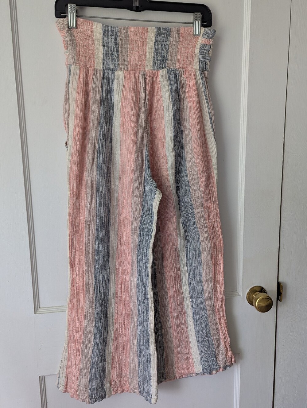Free People Hamilton Wide Leg Pants Medium Boho Festival Beach Summer - Picture 4 of 9